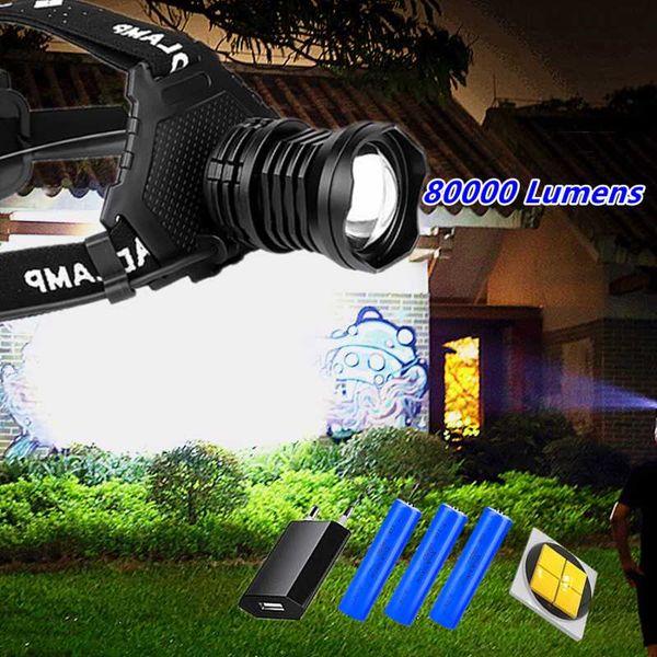 

headlight xhp90.3 power headlamp usb 18650 rechargeable head xhp50.2 zoom torch fishing lamp headlamps