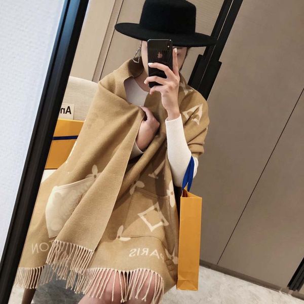 

luxury winter cashmere designer scarf women design print pashmina shawls and wraps thick warm female bufanda stoles hijab blanket scarves, Blue;gray