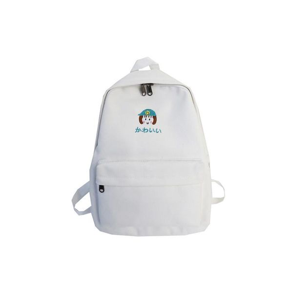 

backpack lenlei 2021 harajuku style small fresh printed soft sister student bag ulzzang large capacity