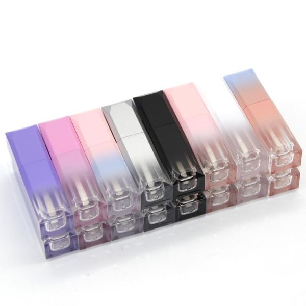 

storage bottles & jars cute lip gloss tubes various color for cosmetic in bulk 10/20/30/40/50 pieces square shape diy liquid container