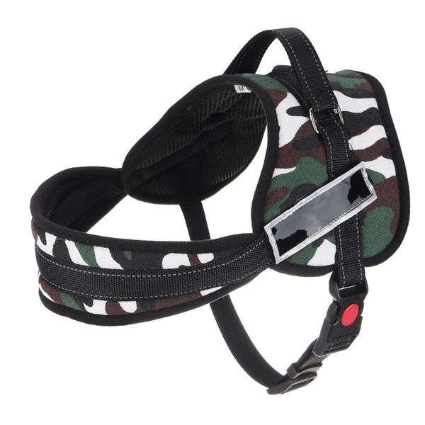 

adjustable large dog harness and leash set no pull vest jacket belt pet card id custom outdoor walking supplies collars & leashes