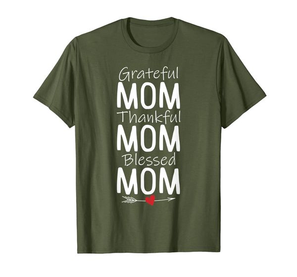 

grateful mom thankful mom blessed mom tshirt, White;black