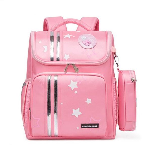 

backpack schoolbag schoolgirls grade 1-2-3 cute high capacity load reduction and ridge protection primary school students backpacks