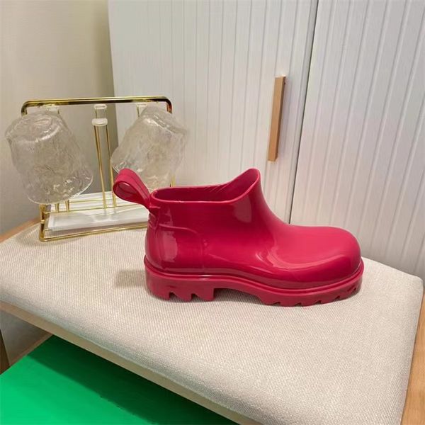 

summer boots designer rain boot men fashion waterproof non-slip spring summer autumn winter shoes booties for women big size us 13 wholesale, Black