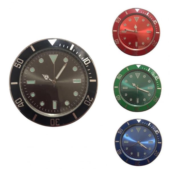 

interior decorations car clock round air outlet separate pointer mini digital self-adhesive electronic watch for styling decor