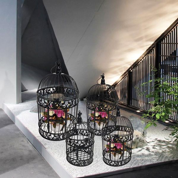 

european style iron decorative bird cage pography props el wedding cages