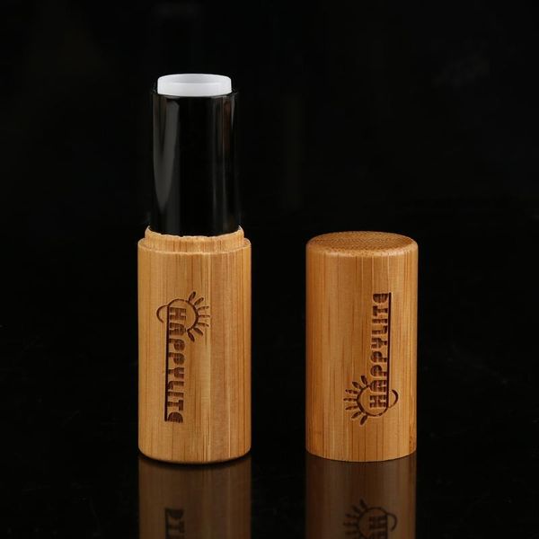 

storage bottles & jars empty 5ml bamboo cosmetic lipstick containers tubes customize logo lip container makeup tube wholesale
