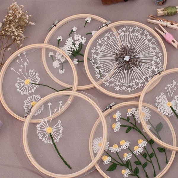 

other arts and crafts diy embroidery dandelion flower painting handicrafts material kits beginner kit stitch home decor