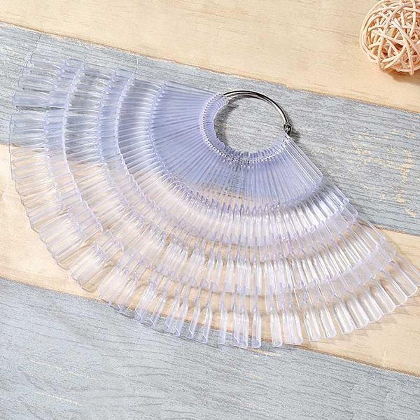 

pcs/set bamboo swatch fan false nail tips display equipment board acrylic uv polish for manicure gel art practice tool1