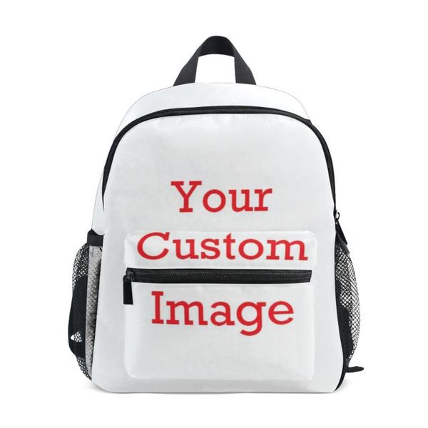 

school bags alaza customize your name image toddlers backpack cartoon children baby kindergarten kids gift