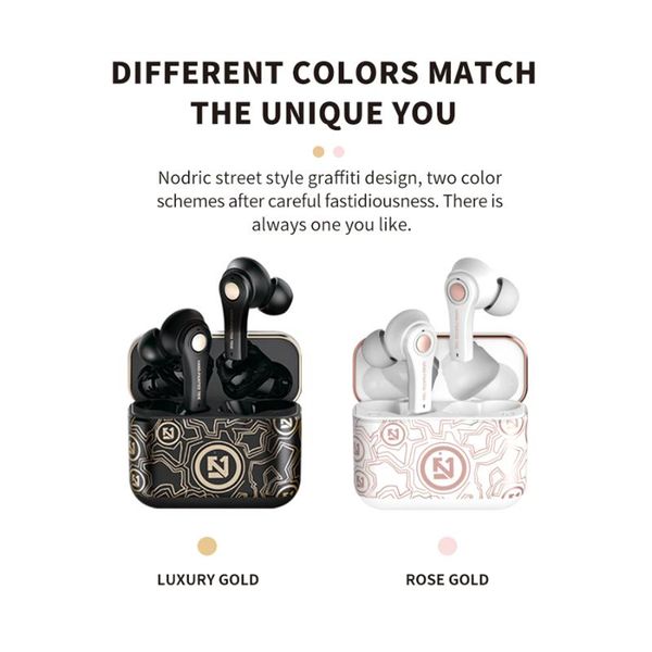 

ts-100 tws wireless 5.0 earphone with mic charging box headphone game headsets sport earbuds for android cell phone earphones