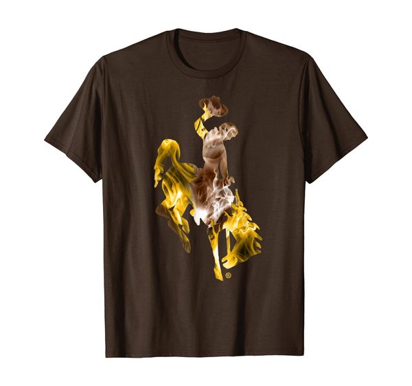 

wyoming cowboys ice logo - ver 2 t-shirt - apparel, White;black