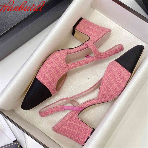 

70% off wholesale sandals flip-flops mixed color women high heels fashion chunky pumps buckle strap party dress shoes plues size 35-42, Black