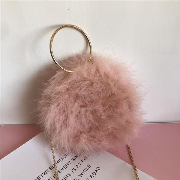 

handbag women luxurys designers bags 2021 crossbody bag fur ostrich feathers even purse multi pochette louisbags_18