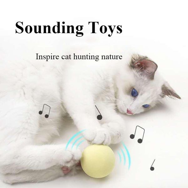 

cat toys smart interactive ball touch sound catnip pet training squeaker supplies toy for cats jouet pour chat