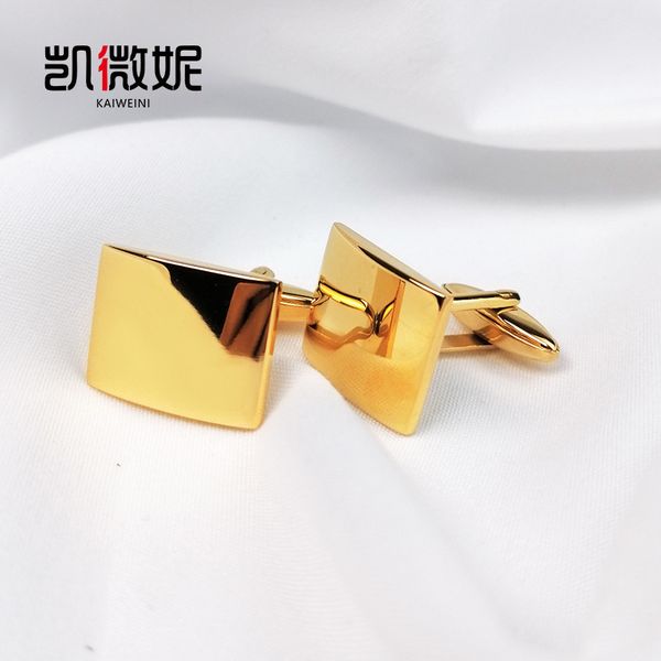 

fashion metal business creative printing electroplating cufflinksvqbw, Silver