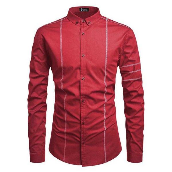 

men's casual shirts splice shirt long sleeve lapel clothes solid single breasted homme spring designer 58gl, White;black