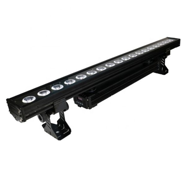 

2pcs 18x18w rgbwa uv 6in1 led wireless battery powder wall wash waterproof dmx512 led spot light wall washer