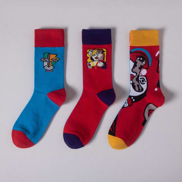 

lovers' autumn winter cotton pile street cartoon, Black;white