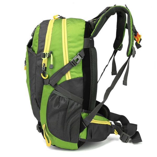 Neue Design 40L Wasserdicht Reise Rucksack Schule Tasche Für College Männer Frauen Daypacks Camp Wanderung Laptop Trekking Klettern Taschen Y0721