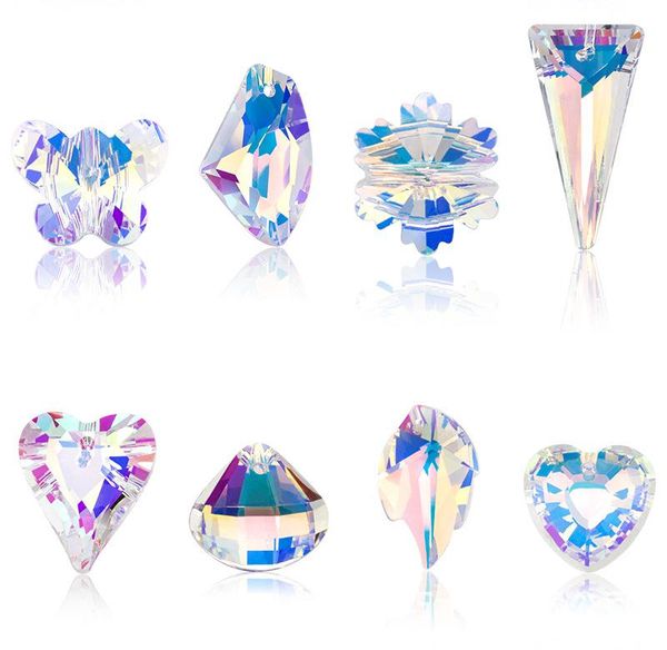2021 DIY AB Color Diamond Crystal Vidro personalizado Contacte-nos antes do pagamento