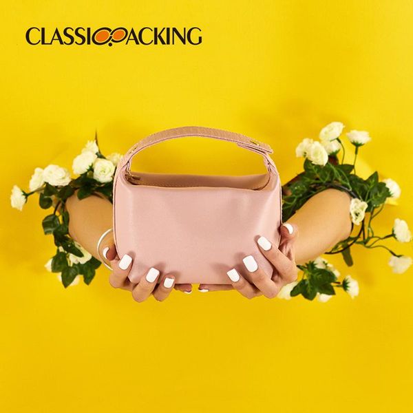 

storage bags creative cloud wrinkle holding travel wash leather waterproof zipper cosmetics bag