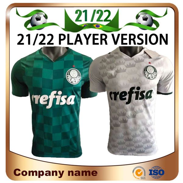 

21/22 player version palmeiras .adri soccer jersey 2021 home green borja shirt away #7 dudu man football uniforms, Black;yellow