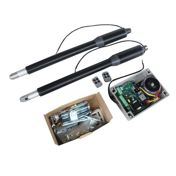 

electric actuator dc 24v waterproof automatic double arm swing gate opener operators fingerprint access control