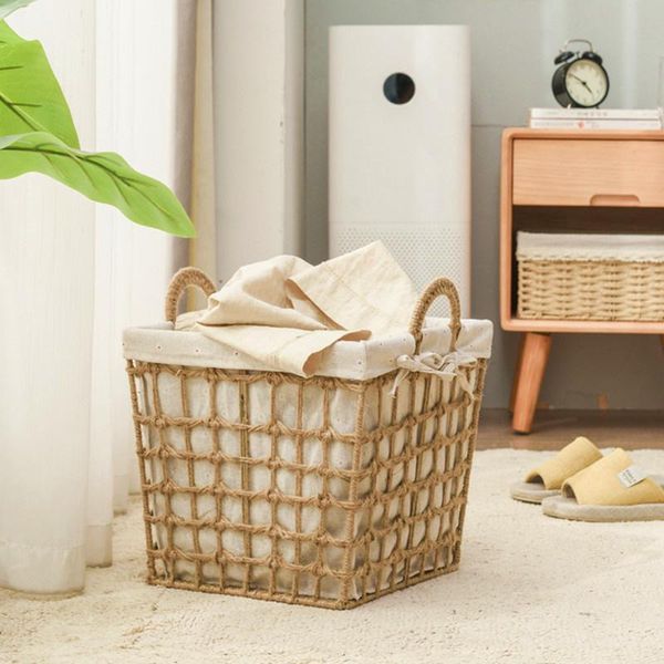 

laundry bags straw basket, toy bathroom storage basket.