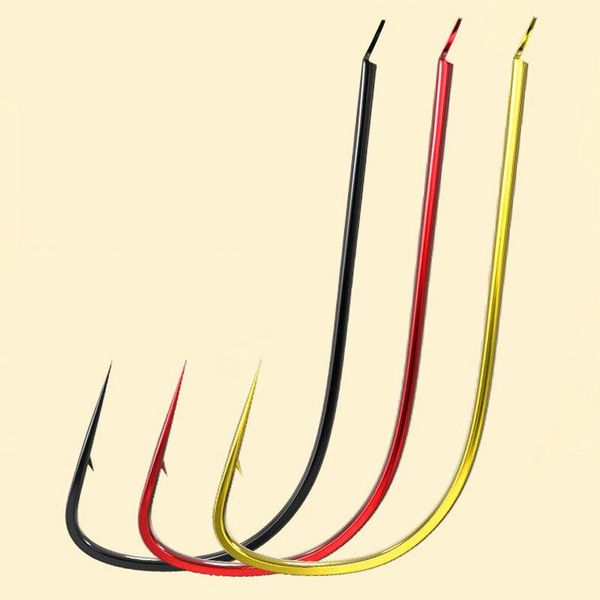 

fishing hooks 50 pcs fine sleeve hook super barbed without barb the non-barb gear