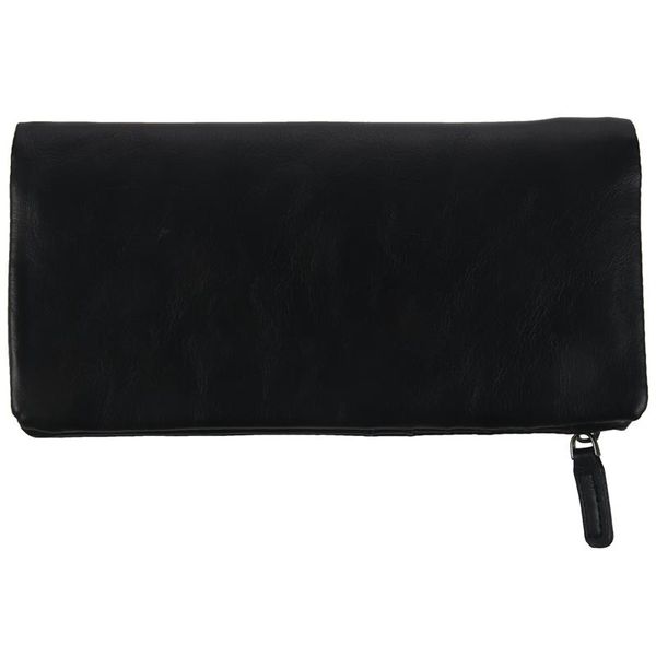 

wallets deabolar men's long style wallet high-grade pu leather detachable black coin phone purse, Red;black