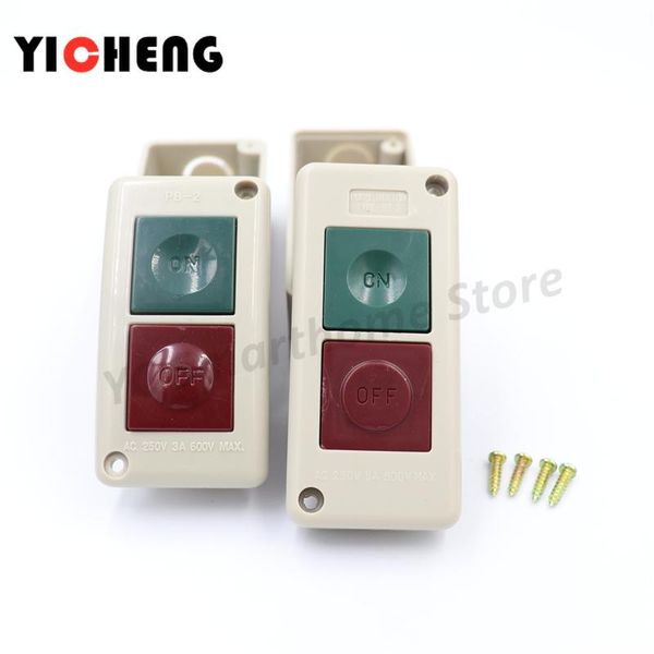 

smart home control motor machine start sbutton box switch pb-2 bt-2