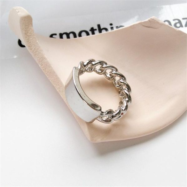 

cluster rings temperament alloy ring around europe and the united states women jewelry fashion simple index finger personality trend, Golden;silver