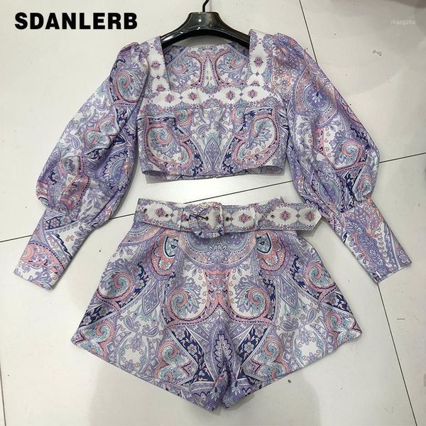 

women's tracksuits two piece sets for woman 2021 summer european french style elegant lady high waist short navel shirt + ultra pants, Gray