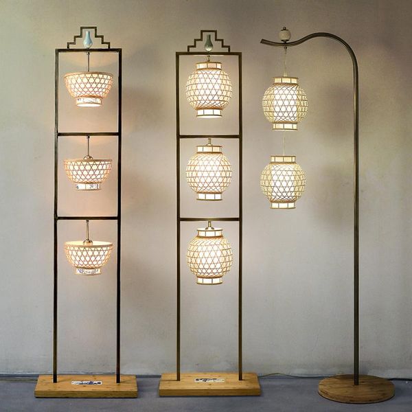 

floor lamps lamp chinese style antique vertical table living room study bedroom