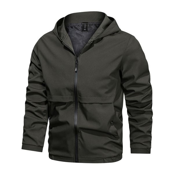 

jackets large spring and autumn hooded korean fashion men's casual et windbreaker men, Black;brown