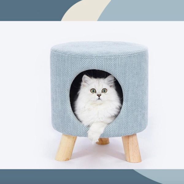 

cat beds & furniture lovely warm creative bed house winter pet puppy dog nest summer round home with holder mats
