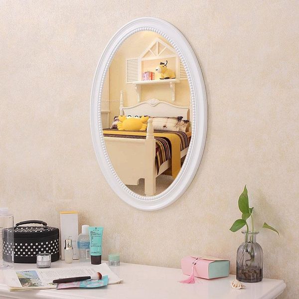 

mirrors nordic bathroom mirror wall hanging net red makeup bedroom vanity beauty salon bedside for home wj606