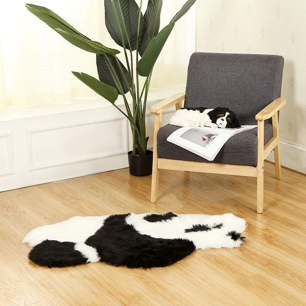 

kennels & pens wool-like fabric pet cushion mat cartoon cute kennel small dog comfortable plush mats factory wholesale