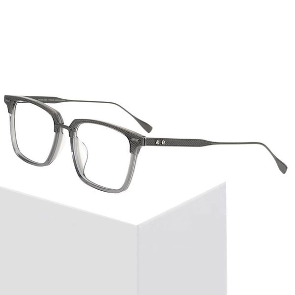 

fashion sunglasses frames titanium retro square glasses men women optical prescription eyeglasses full rim oversized myopia eyewear, Black