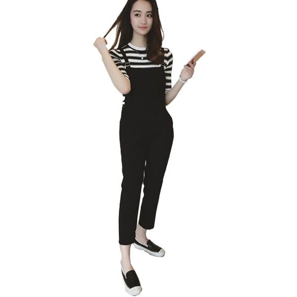 

summer striped female shirt women casual sets 2pcs size us/cn shipment suit loose 3xl ankle-length plus t + pants women's two piece, White