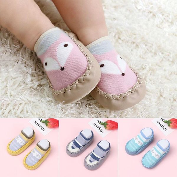 

first walkers 1 pair born anti-slip prewalker toddler accessories booties baby socks infant crib shoes cotton floor