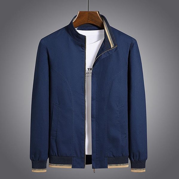 

men's jackets jacket spring and autumn korean trend casual gown fashion cool personality stylish stand-up collar shirt youth 5xl, Black;brown