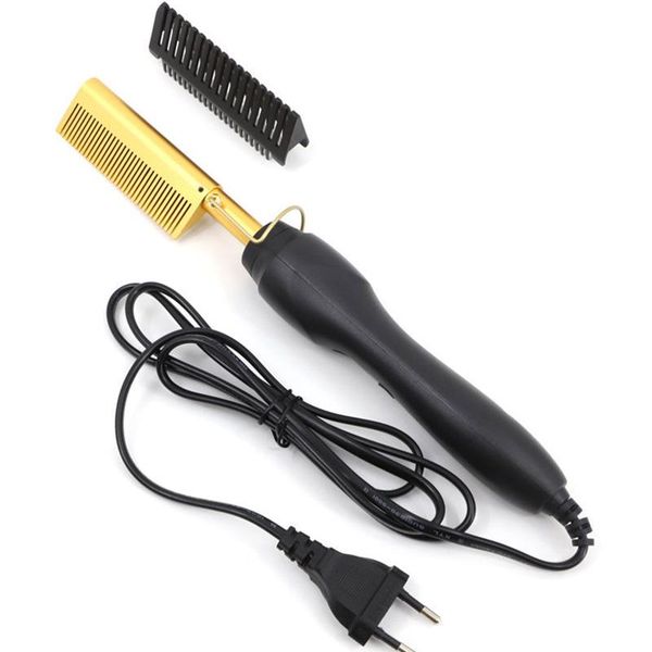 

hair straightening brush straightener flat irons heating comb straight styler corrugation curling iron curler electric brushes