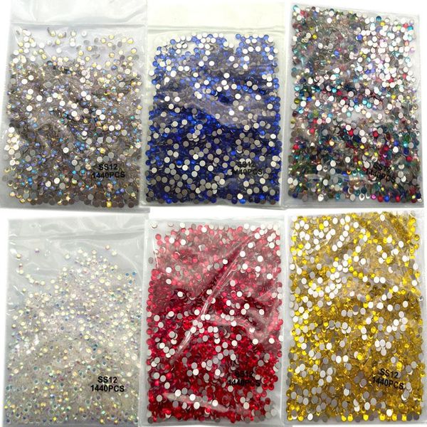 

colors ss12 super glitter rhinestones crystal non fix flat back strass sewing & fabric garment rhinestone nail art stone1, Silver;gold
