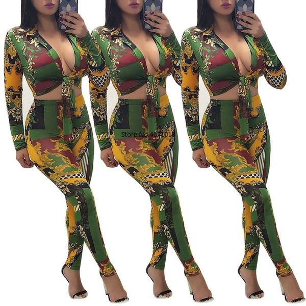 

women's jumpsuits & rompers arrive women jumpsuit long sleeve print two pieces overalls for skinny body femme l5022, Black;white