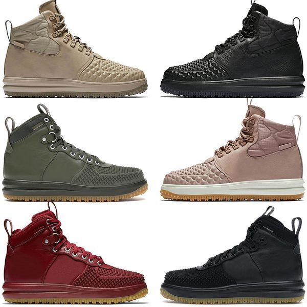 

fashion 2022 lunar 1 duckboot platform running shoes designer duck boots lf1 mens women triple black grey medium olive tan night blue sneake