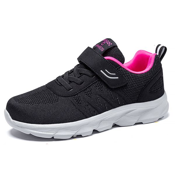 

dress shoes women casual summer breathable sock slip on walking ladies outdoor sports sneakers women's vulcanized wpdg, Black