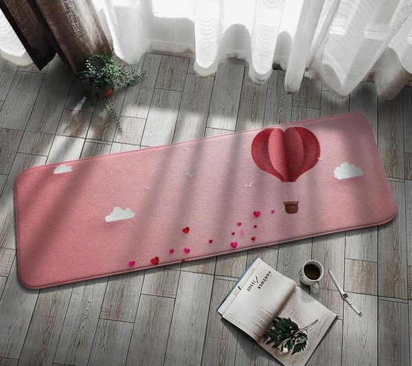 

cushion/decorative pillow long kitchen mat valentine decoration for home morden love doormat tapete absorbent bedroom living room bath carpe