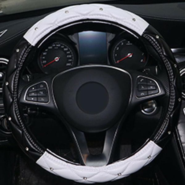 

steering wheel covers parts cover protective replacement universal black&white